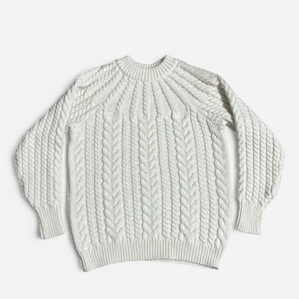 White cable knit sweater - H&M (Size XS)